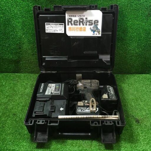 日立工機 WH14DDL2 インパクトドライバー バッテリー2個付き【市川行徳店】【店頭取引限定】【中古】管理番号：ITRBL61NBX5I