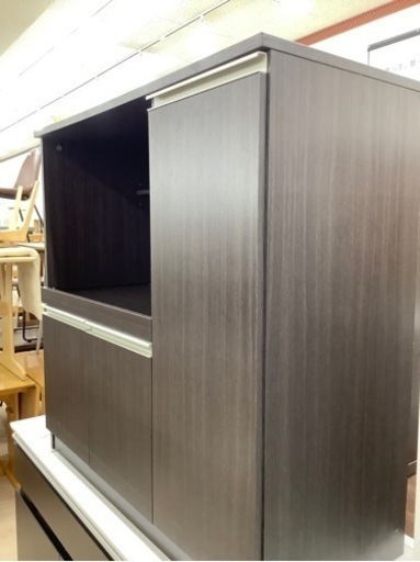 レンジ台 ダークブラウン 11/14に処分します】キッチンボード レンジ台