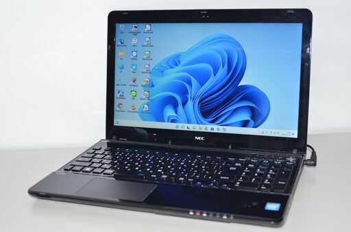 中古良品ノートパソコン Windows11+office 爆速SSD256GB NEC LS150/R Celeron-1005M/メモリ4GB/15.6インチ/DVDマルチ/WEBカメラ/HDMI/無線