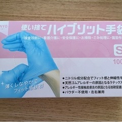 ニトリル手袋Sサイズ1箱100枚入り✖️5箱　計500枚