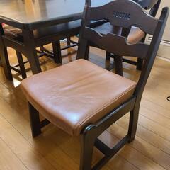 値下げ】カリモクRUSTIC 天然木ダイニングテーブルセット