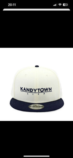 帽子 KANDYTOWN 9fifty NEW ERA WHITE/NAVY