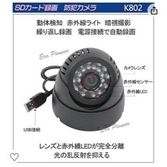 CCTV  防犯カメラドーム型 