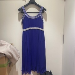 シンシアローリー　ブルー　ワンピースドレス