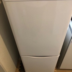 150l冷蔵庫　2ドア　上段冷蔵庫　下段冷凍庫