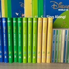 2012年購入 シングアロングセット DVD 12枚 CD8枚 絵本、ガイドセット 中古