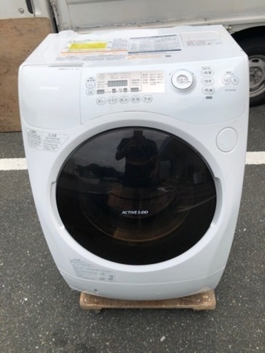 年末のプロモーション TOSHIBA 福岡市内配送無料　東芝 TW-G550L グランホワイト] 左開き [ドラム式洗濯乾燥機（9.0kg） W 洗濯機