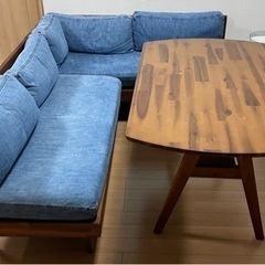 unico SWELLAシリーズ✴︎ダイニングテーブル&ソファ