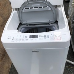 福岡市内配送無料　シャープ SHARP ES-TX5C [タテ型洗濯乾燥機 5.5kg ホワイト系]
