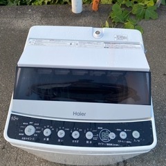 💁‍♀️☘️大阪市内配達設置無料💁‍♀️洗濯機　4.５k g２０２０年🍀保証有り