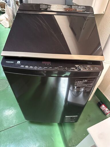 TOSHIBA 洗濯機 2019年製 ザブーン AW-10SV8 脱水10kg 乾燥5.0kg