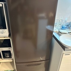 パナソニック　冷蔵庫 NR-B175W  ブラウン　168L