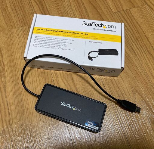 StarTech.com USB-Aデュアル4K/60Hzミニドック