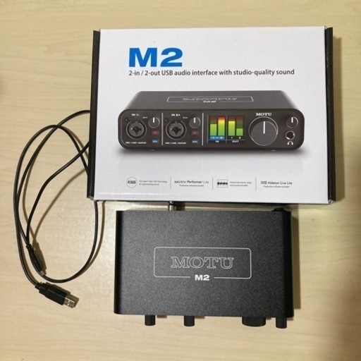 MOTU M2 USB-C オーディオインターフェイスM2 美品　保証書あり