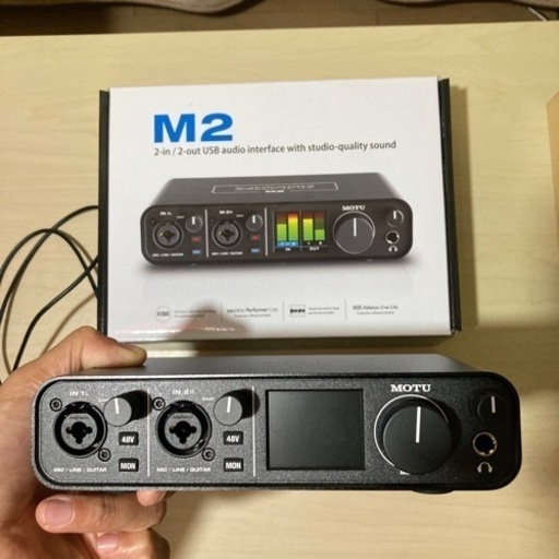 MOTU M2 USB-C オーディオインターフェイスM2 美品 保証書あり