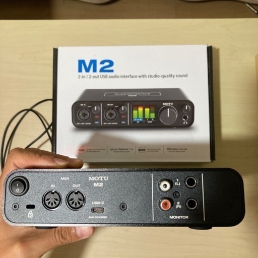 MOTU M2 USB-C オーディオインターフェイスM2 美品　保証書あり