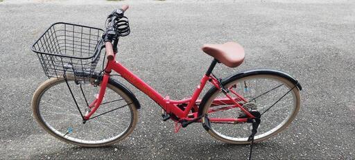 折りたたみ自転車　26インチ　6段変速