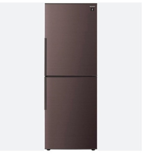 SHARP プラズマクラスター　冷蔵庫　ブラウン　280L