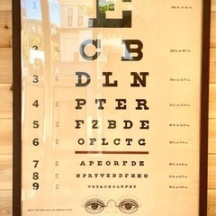 【フレーム付】アートポスター ポスター “Eye Test”