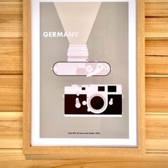 【フレーム付】アートポスター ポスター “Leica M3”