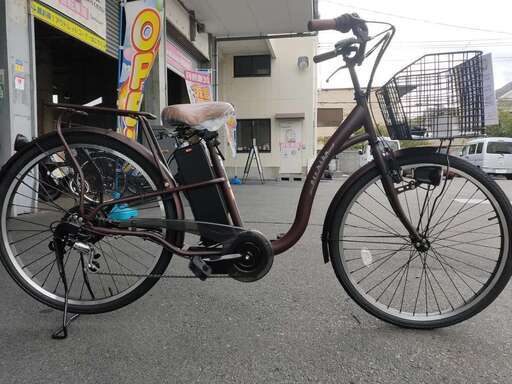 激安！電動自転車アウトレット２０インチ　カラー：ブラウン②　￥49800　大阪府高槻市 激安！電動自転車アウトレット20インチ カラー：ブラウン② ￥49800