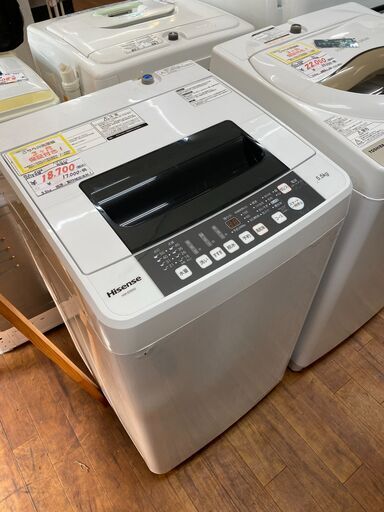 リサイクルショップどりーむ天保山店　No.9702　洗濯機　5.5㎏　洗浄・動作確認済み！配達・設置可能！