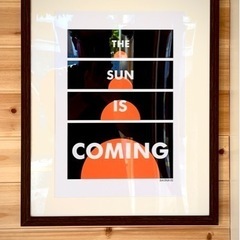 【フレーム付】アートポスター ポスター “THE SUN IS ...