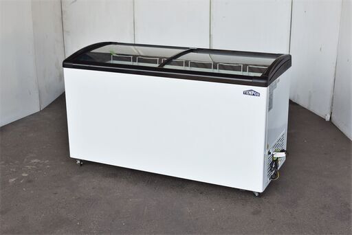 【ヤ取終了10/30】≪yt856ジ≫ 2022年製造 テンポス 冷凍ショーケース TBSC-263F 幅1435mm 263L ガラス/什器/冷凍庫/冷凍食品/アイス 50730-03