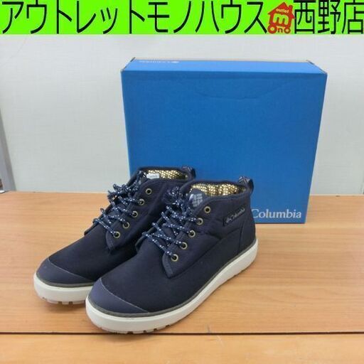コロンビア サップランド アークチャッカ 26.0cm 難あり 男女兼用 YU3002-444 ネイビー系 Columbia スノーブーツ 冬靴 ブーツ ショートブーツ 雪用ブーツ 札幌市 西区 西野店