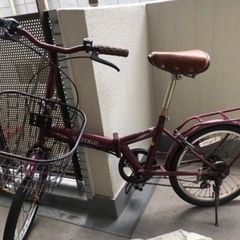 【ジャンク品】折りたたみ自転車　ミニベロ 
