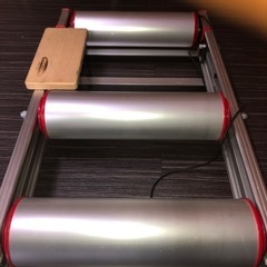 ３本ローラー（ミノウラR720、負荷ユニット取り付け済み）、シート（騒音、傷防止）サイクルコンピューター