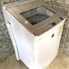 愛品館千葉店】 SHARP シャープ ES-GV80R 8.0kg 全自動洗濯機 2016年製 