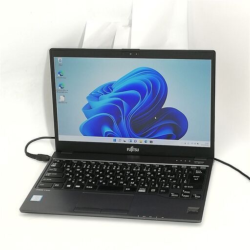 送料無料 日本製 高速SSD フルHD 13.3型 ノートパソコン 富士通 U937/R 中古美品 第7世代 Core i5 8GB 無線 Bluetooth Webカメラ Windows11 Office済