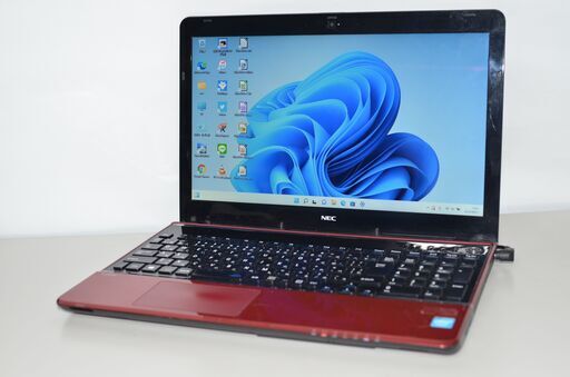 中古良品ノートパソコン Windows11+office 爆速SSD256GB NEC LS150/R Celeron-1005M/メモリ4GB/15.6インチ/DVDマルチ/WEBカメラ/HDMI/無線内蔵