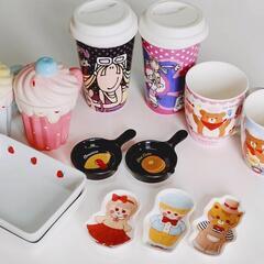 可愛い食器セット☕🍨🍓