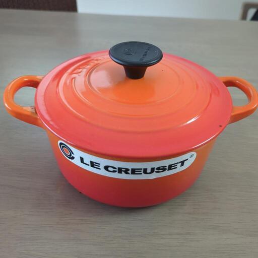 LE CREUSET 両手鍋 未使用品 Le Creuset 両手鍋 赤 未使用 Le Creuset 【