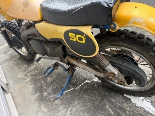 ⛑️骨董オフレーサースズキQR50 ⛑️骨董オフレーサースズキQR50 貰ったバイクのエンジンの中から凄いもの