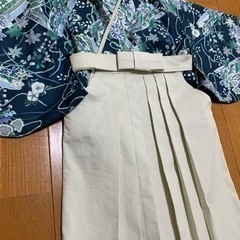 ベビー袴(男の子タイプ) 紺×ベージュ