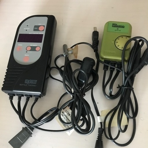 爬虫類用サーモスタット