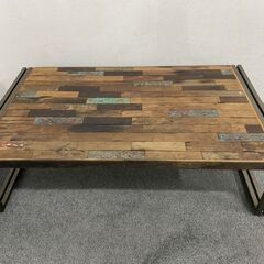 d-Bodhi/ディーボディ FERUM COFFEE TABLE フェルム チーク古材 FERUM NIGHT TABLE 2点セット 中古家具 店頭引取歓迎 R7497