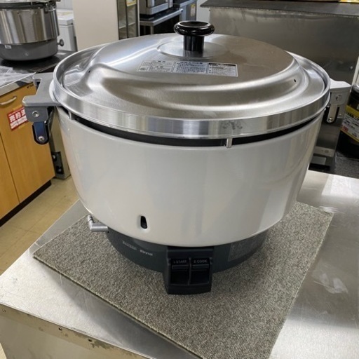 【美品】リンナイ RR-550C 業務用ガス炊飯器 5升 10.0リットル  LPガス
