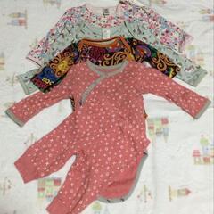 ローンパス3枚セット3-6ヶ月女の子用 H&M ,Gap, SK...