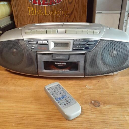 Panasonic RX-DT36-S ラジカセ Wカセット CDラジカセ Panasonic