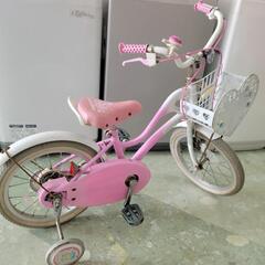 【店頭10％OFF】子供用　補助輪付　16インチ　自転車　中古　...