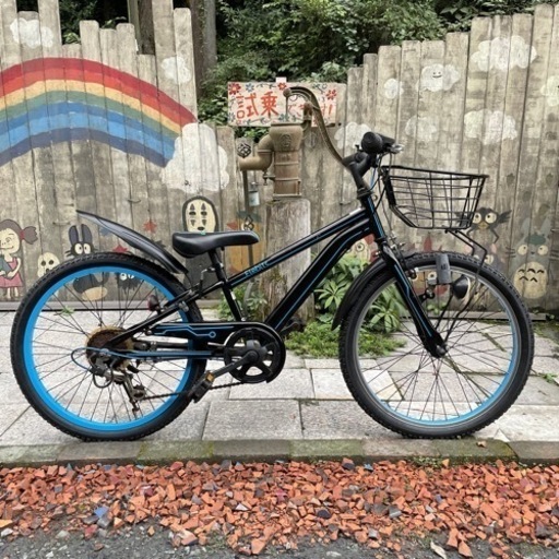 【3803】子供車　22インチ　前後タイヤ新品　9,400円（防犯・税込）