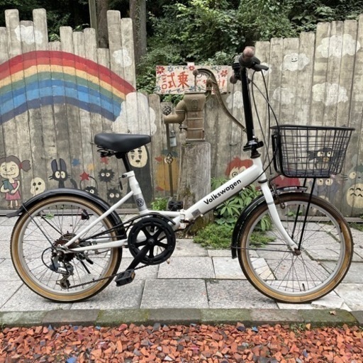 【3799】折り畳み　Ｖolkswagen 20インチ 前後タイヤ（新古品）8,300円（防犯・税込）
