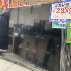 山善　QRT-43W2KR  43型テレビ　21年製