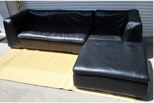 ACTUS/アクタス METEOR COUCH SOFA メテオール カウチ ソファ高級 five by fiveファイブ・バイ・ファイブ 元値49万円 本革