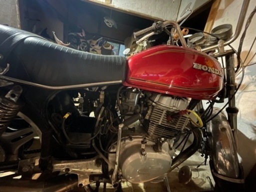 エンジン実働！ホーク2 バブ　cb250t 角タンク