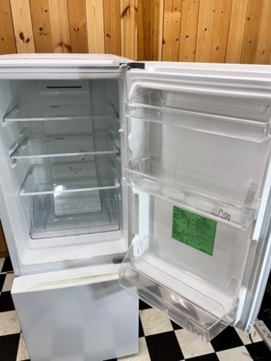 冷蔵庫 YAMADA YRZｰF15E1 2018年製 156L 2ドア ホワイト 右開きドア キッチン 冷蔵庫